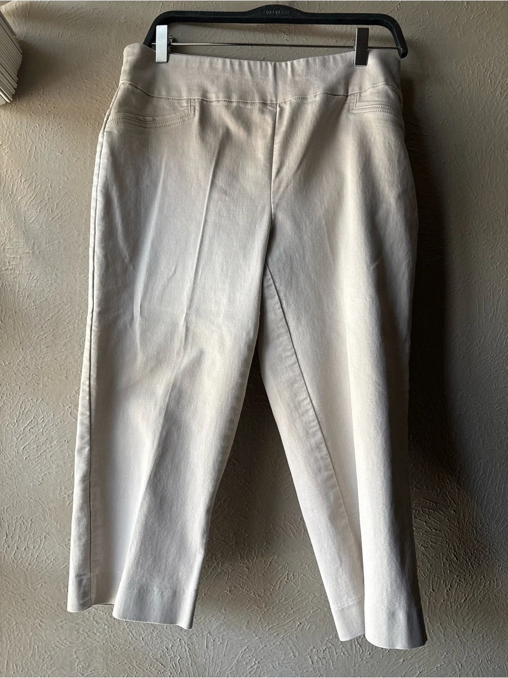 croft & barrow Cream Straight-Leg Ponte Pants